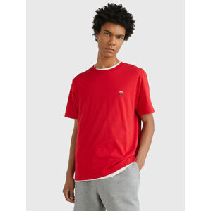 Tommy Hilfiger pánské červené tričko - XXL (XLG)